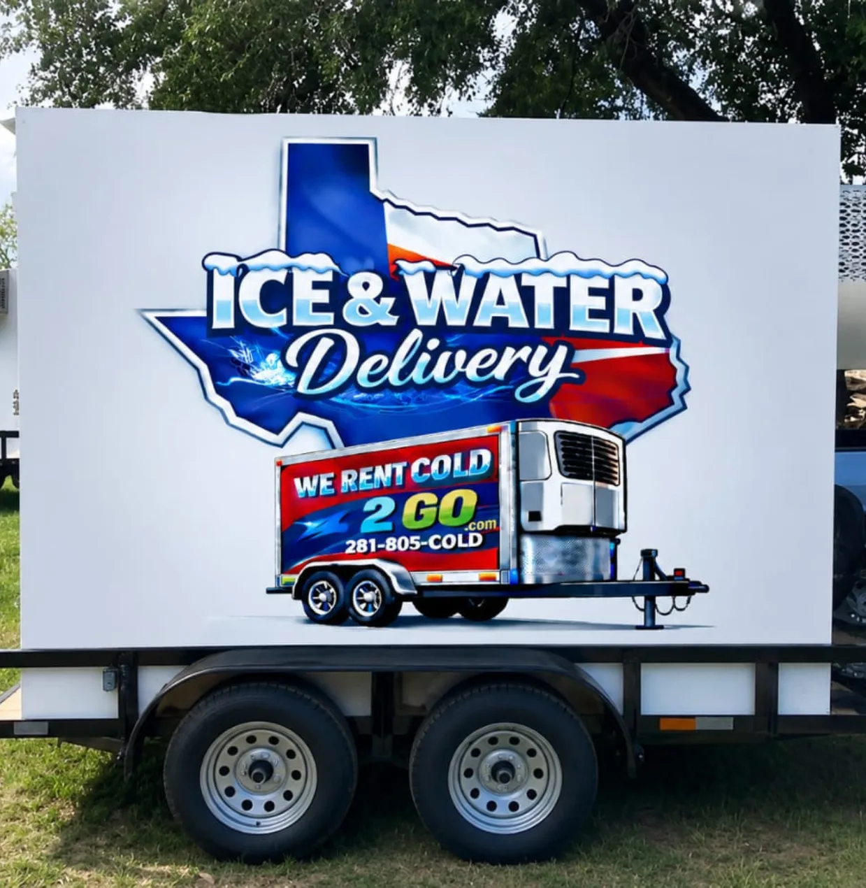5x10 large refrigerated trailer Houston