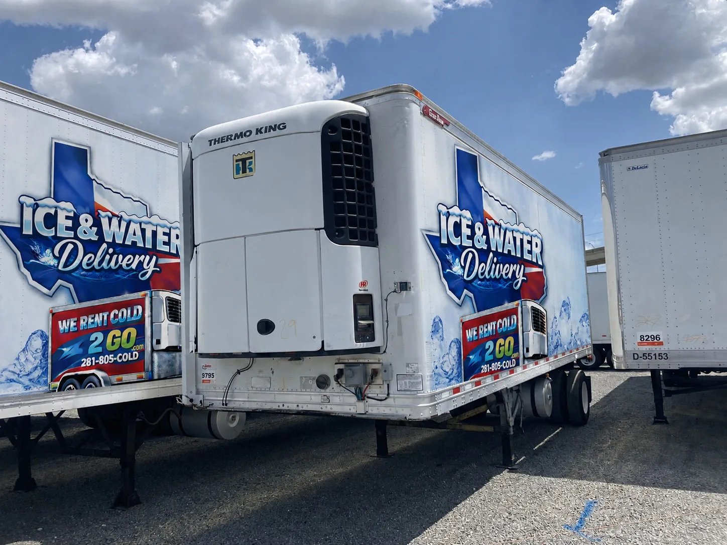 28ft commercial refrigerated trailer Houston