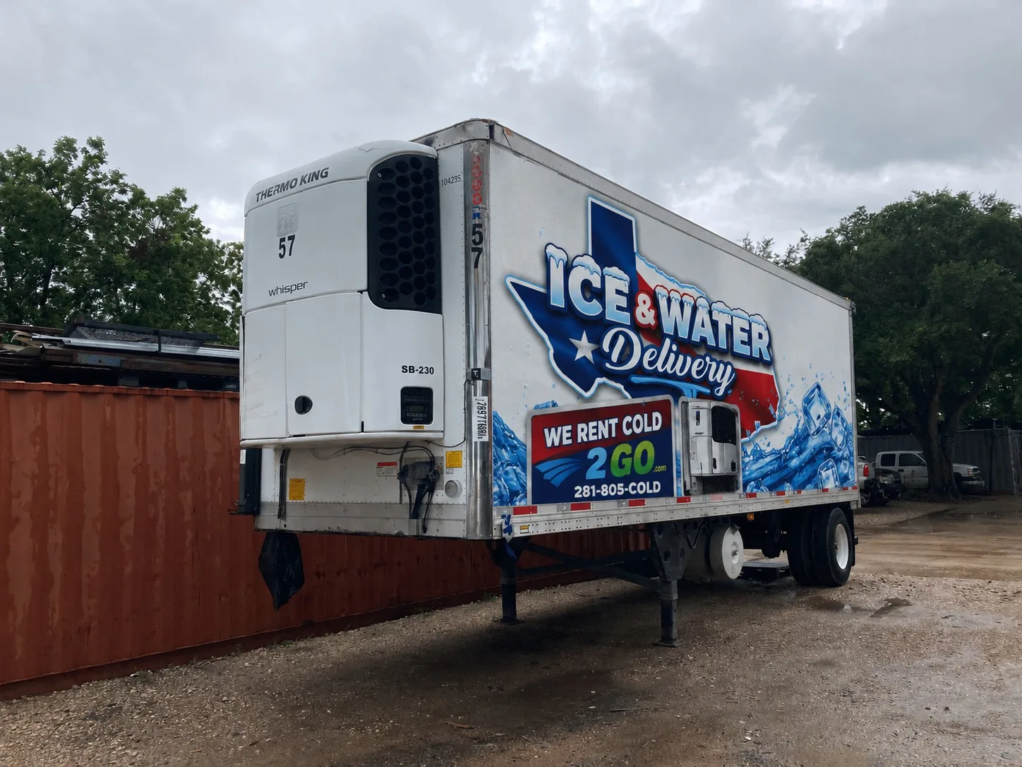 28ft commercial refrigerated trailer Houston