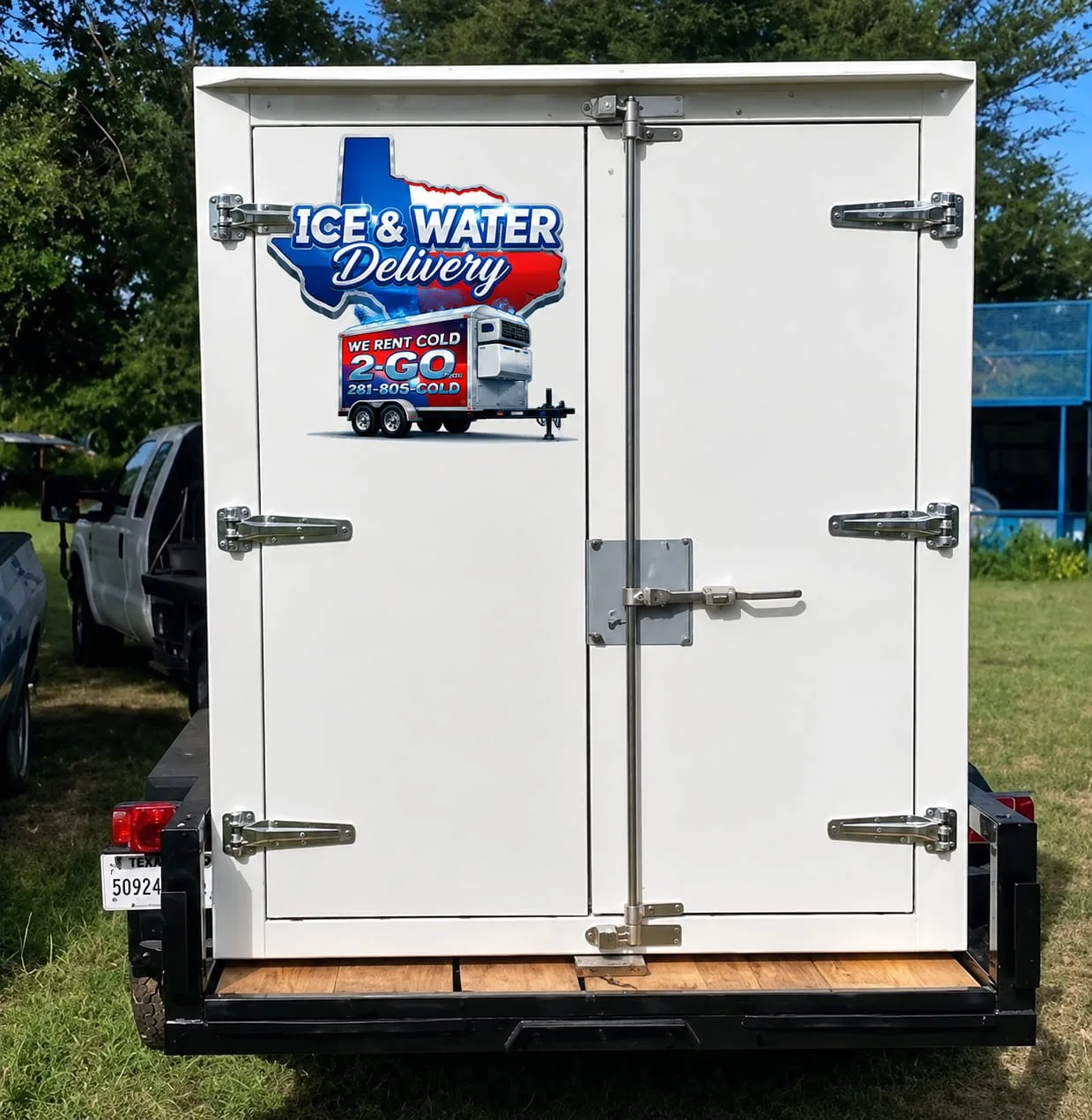 Greater Houston refrigerated trailer service map